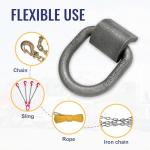 Heavy Duty Weld-On D-Ring Trailer Tie Downs