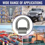 Heavy Duty 5/8" Weld-On D-Ring Tie Downs