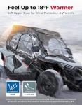 KEMIMOTO Upper Doors for 2022-2025 Polaris RZR