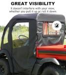 Soft UTV Cab Enclosure for Kawasaki Mule 600/610