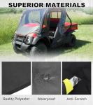 Soft UTV Cab Enclosure for Kawasaki Mule 600/610