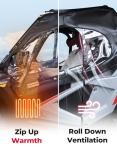 KEMIMOTO Upper Doors for 2022-2025 Polaris RZR