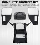 Soft UTV Cab Enclosure for Kawasaki Mule 600/610