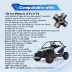 Pleoos Front Driveshaft U-Joint for Polaris ATV