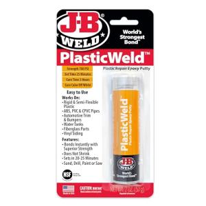 J-B Weld PlasticWeld Repair Epoxy Putty 2 oz