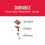 J-B Weld PlasticWeld Repair Epoxy Putty 2 oz