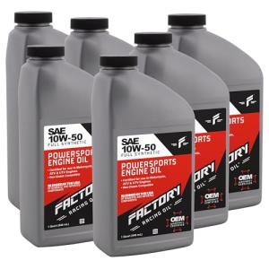 Factory Racing 10W-50 Full Synthetic Oil 6 Quart
