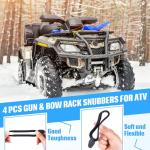 4 Pack Rubber Straps for ATV Rack Holders