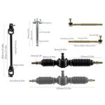 44" ATV Go Kart Rear Axle Kit with Accessories