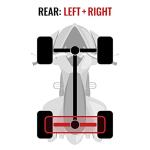 Sixity XT Rear Axles for Suzuki KingQuad 4x4