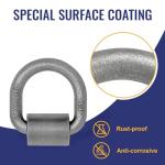 Grandroad Heavy Duty Weld-On D-Ring Tie Downs