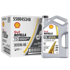 Shell Rotella T5 15W-40 Synthetic Blend Oil 3 Pack