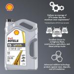 Shell Rotella T5 15W-40 Synthetic Blend Oil 3 Pack
