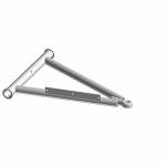 Polaris ATV Flared A-Frame Weld, Left, Black