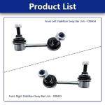 HAWK BROTHER Front Stabilizer Sway Bar Link Kit
