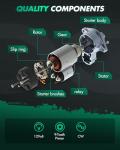 SCITOO 12V Starter Motor for Polaris ATVs