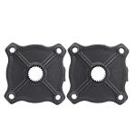 Qiilu Rear Axle Hubs for Quad Bike ATV