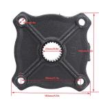 Qiilu Rear Axle Hubs for Quad Bike ATV