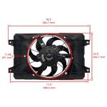 Yamaha Viking VI 700 Cooling Fan Assembly