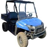 Polaris Midsize Ranger Folding Windshield - Tough Lexan