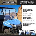 Polaris Midsize Ranger Folding Windshield - Tough Lexan