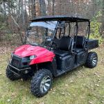 Polaris Midsize Ranger Folding Windshield - Tough Lexan