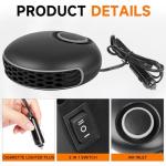 12V Portable Car Heater & Defroster Fan