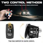 LED Whip Light Kit with Rocker Switch - 2 Pack