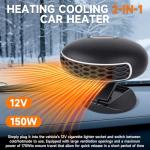 12V Portable Car Heater & Defroster Fan