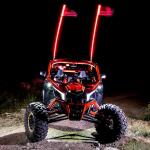 RGB LED Whip Lights with Remote for ATV/UTV