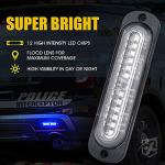 Xprite Blue LED Strobe Lights Kit - 8PCS