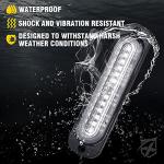 Xprite Blue LED Strobe Lights Kit - 8PCS