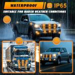 Amber Strobe Lights for Trucks and ATVs - 2PCS