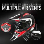 Kids Full-Face Off-Road Helmet and Gear Set