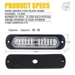 Xprite Blue LED Strobe Lights Kit - 8PCS