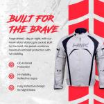 High-Visibility Waterproof Motorcycle Jacket for All