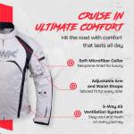 High-Visibility Waterproof Motorcycle Jacket for All