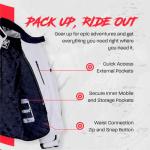 High-Visibility Waterproof Motorcycle Jacket for All