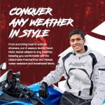 High-Visibility Waterproof Motorcycle Jacket for All