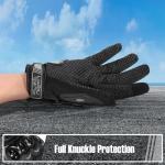 Touchscreen Full Finger ATV Gloves for Riders