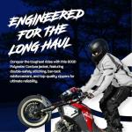 High-Visibility Waterproof Motorcycle Jacket for All