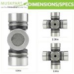 ATV U-Joint Front Drive Shaft Set of 2