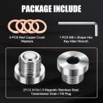 Stainless Steel Magnetic Gearcase Oil Fill Plugs