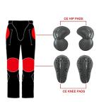 VNFOX Durable Riding Pants with Armor Pads