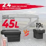 KEMIMOTO Large Bed Storage Box for Polaris Ranger