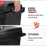 KEMIMOTO Large Bed Storage Box for Polaris Ranger