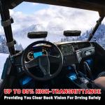 StarknightMT Vented Windshield for Polaris General 1000