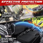 StarknightMT Pioneer UTV Seat Cover - Black