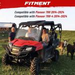 StarknightMT Pioneer UTV Seat Cover - Black