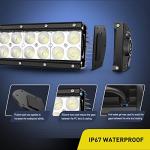 Nilight 50-Inch LED Light Bar for Off-Road Vehicles